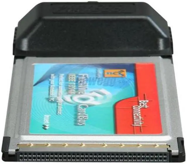 Alt view image 3 of 5 - SYBA SD-PCB-2F IEEE 1394 PCMCIA Card Two 6-pin 1394a ports
