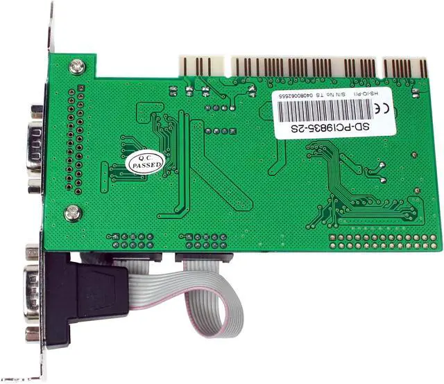 Alt view image 4 of 6 - SYBA PCI to Serial 2-port host controller card Model SD-PCI-2S