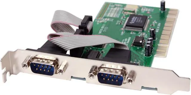 Main image of SYBA PCI to Serial 2-port host controller card Model SD-PCI-2S