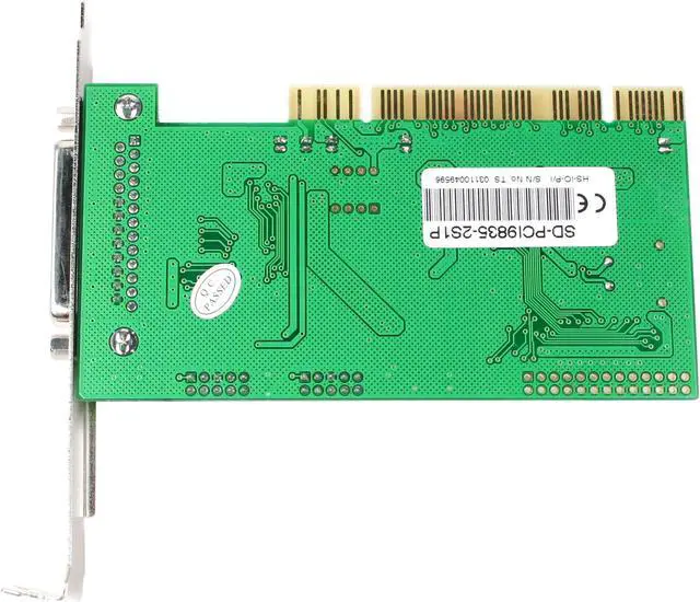 Alt view image 3 of 5 - SYBA PCI 32-Bit to 2x Serial & 1x Parallel Port Host Controller Card Model SD-PCI-2S1P
