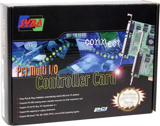 Alt view image 6 of 6 - SYBA PCI to Serial 4-port Host Controller Card Model SD-PCI-4S