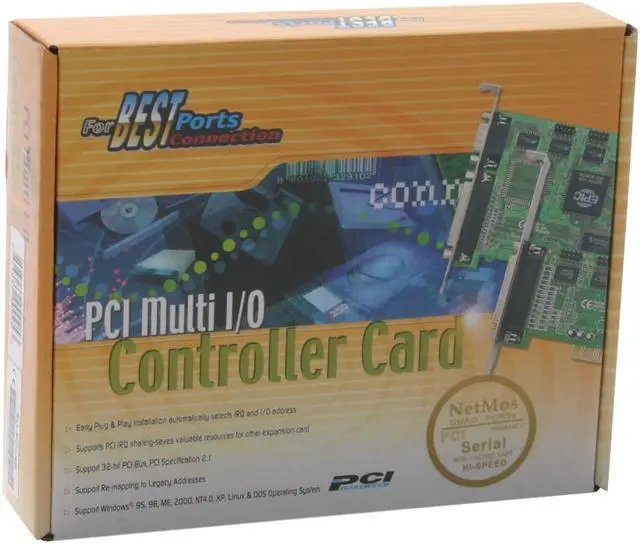 Alt view image 5 of 6 - SYBA PCI to Serial 4-port Host Controller Card Model SD-PCI-4S