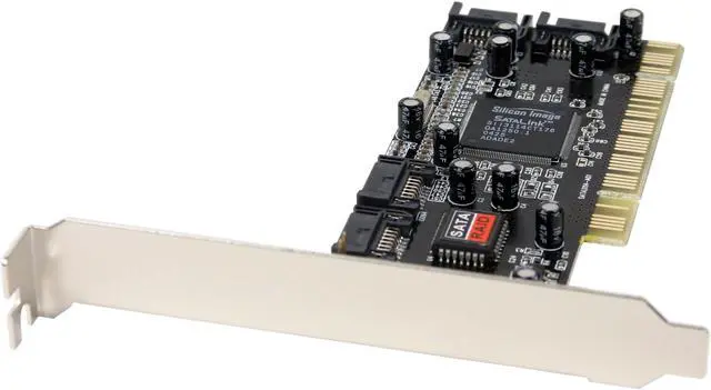 Main image of SYBA SD-SATA-4P PCI SATA (1.5Gb/s) 4 Port RAID 0/1 Card