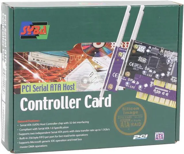 Alt view image 5 of 5 - SYBA SD-SATA-4P PCI SATA (1.5Gb/s) 4 Port RAID 0/1 Card