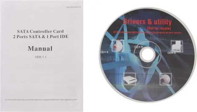 Alt view image 6 of 7 - SYBA SY-VIA-150 PCI SATA / IDE Combo Controller Card, Non Raid