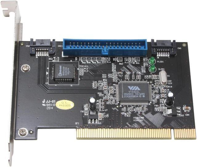Alt view image 2 of 5 - SYBA SY-VIA-150R PCI SATA / IDE Combo RAID Controller Card