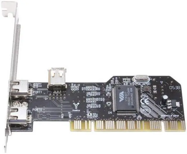 Alt view image 3 of 4 - SYBA PCI to Firewire 1394a 2+1 ports controller card (VIA) Model SD-VIA-3F
