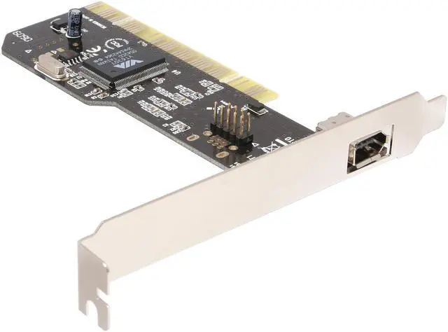 Main image of SYBA IEEE 1394a FireWire PCI Card with Internal 9-pin Header Model SD-VIA-FW1E1H