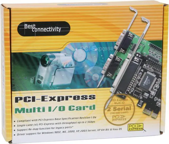 Alt view image 6 of 6 - SYBA PCI-Express Dual RS-232 Serial Port Card Model SD-PEX-NM2S