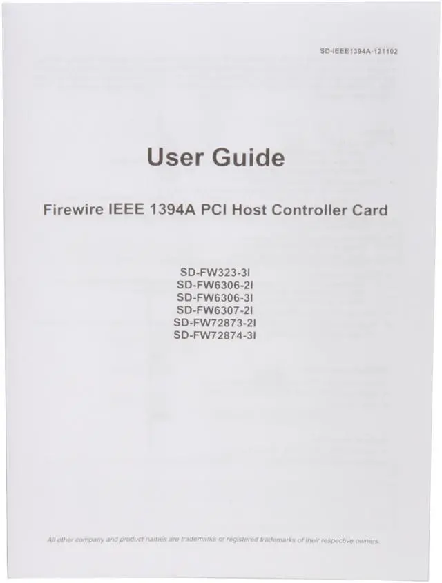 Alt view image 6 of 7 - SYBA PCI lower profile Firewire 1394a Controller Card Model SD-LP-NEC4F