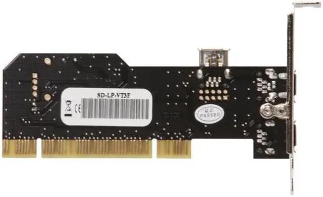 Alt view image 4 of 7 - SYBA Low Profile 3 Port (2 External +1 Internal) 6pin Firewire Card Model SD-LP-VT3F