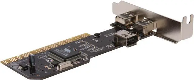 Alt view image 5 of 7 - SYBA Low Profile 3 Port (2 External +1 Internal) 6pin Firewire Card Model SD-LP-VT3F