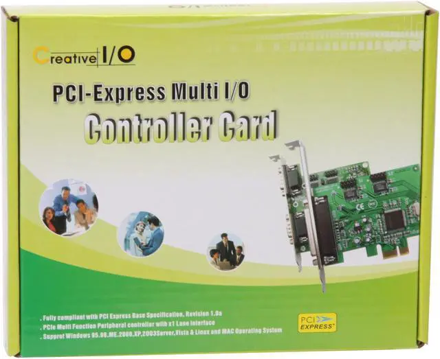 Alt view image 7 of 7 - SYBA PCI-Express 4 Port Serial Card Model SY-PEX-4S