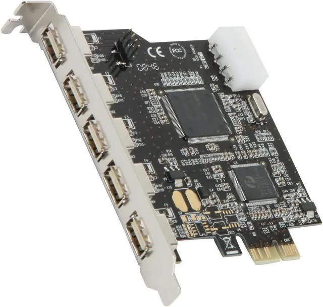 Main image of SYBA PCI-Express 5 Ports USB 2.0 Card Model SD-PEX20019