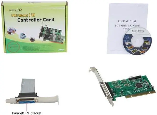 Alt view image 5 of 5 - SYBA 2 Port Parallel DB25 PCI 2.1 32 Bit Card SY-PCI10002