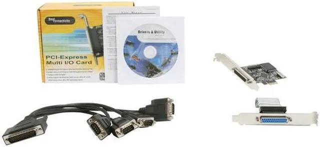 Alt view image 5 of 5 - SYBA 4 x Serial / 1 x Parallel Ports PCI-Express Card Model SD-PEX50023