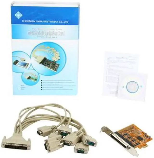 Alt view image 5 of 5 - SYBA SY-PEX15019 RS-232 Serial 8-Port PCI-Express Card