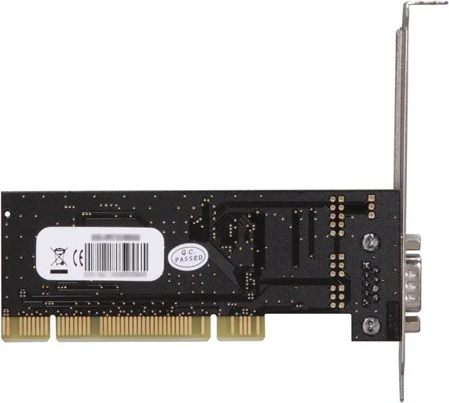 Alt view image 4 of 5 - SYBA PCI 1-Port Serial DB9 RS232 Card with Low Profile Bracket - RoHS Model SD-PCI15024