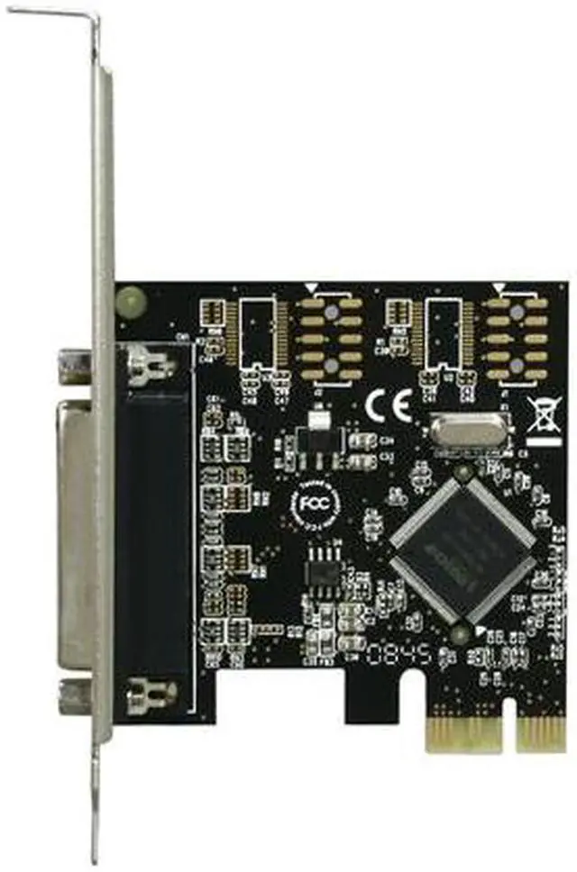 Alt view image 4 of 5 - SYBA PCI-Express 1-Port Parallel/Printer Card with Low Profile Bracket - RoHS Model SD-PEX10005