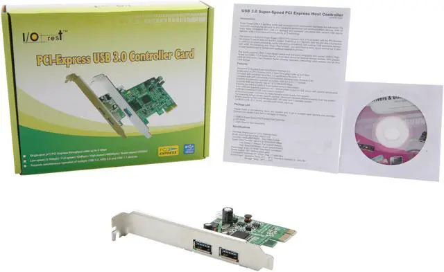 Alt view image 6 of 6 - SYBA USB 3.0 SuperSpeed 2-port PCI-Express Controller Card NEC uPD720200 Chipset Model SY-PEX20045
