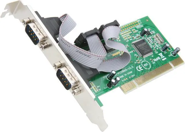 Main image of SYBA 2 DB-9 Serial (RS-232, COM) Ports PCI Controller Card, Netmos 9865 Chipset Model SY-PCI15004