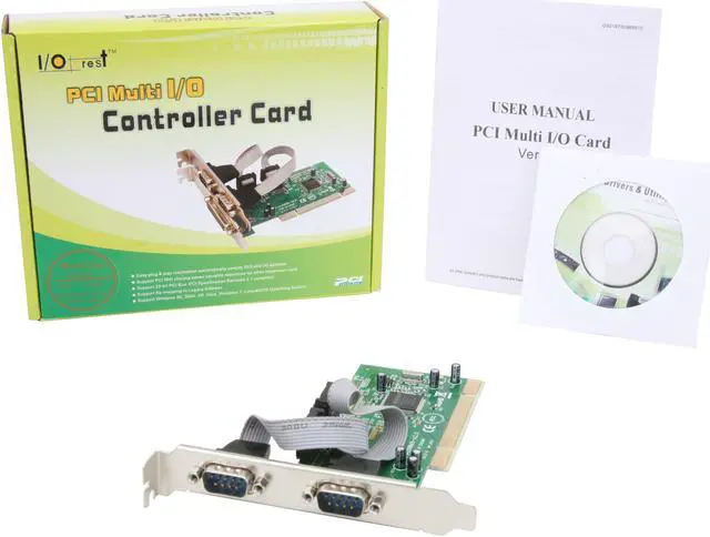 Alt view image 6 of 6 - SYBA 2 DB-9 Serial (RS-232, COM) Ports PCI Controller Card, Netmos 9865 Chipset Model SY-PCI15004