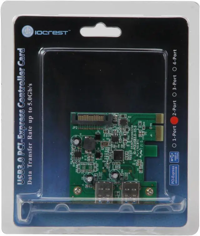 Alt view image 7 of 7 - SYBA USB 3.0 PCI-Express 2-port SATA Powered Controller Card Model SY-PEX20124