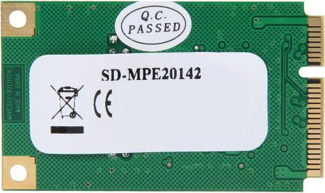 Alt view image 3 of 4 - SYBA USB 3.0 19pin Header Card with Dual Type-A Femal Ports Cable, Mini PCI-Express Form Factor Model SD-MPE20142