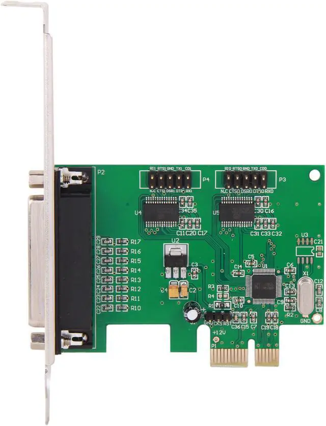 Alt view image 3 of 5 - SYBA 2 Serial 1 Parallel PCI-e Controller Card with Low Profile Brackets Model SI-PEX50054