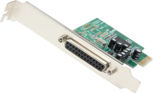 Main image of SYBA 1-port Parallel (Printer, LPT1, DB25) PCI-e Controller Card with DOS Driver Model SY-PEX10008