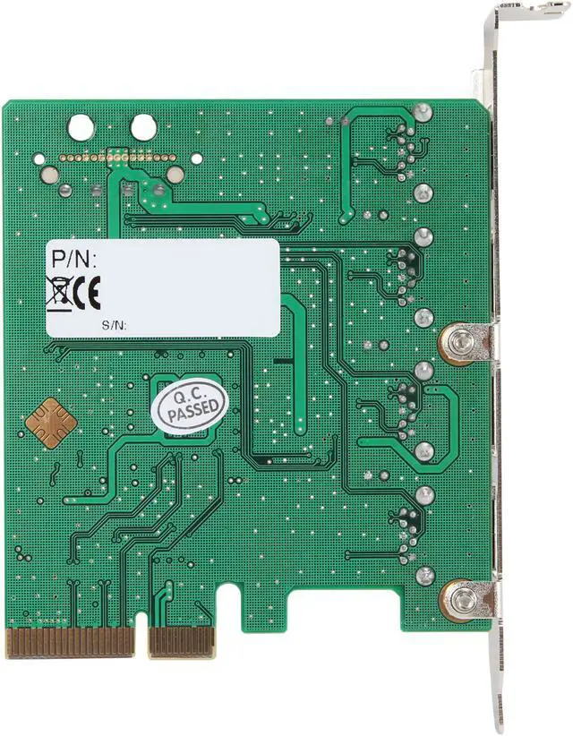 Alt view image 4 of 5 - SYBA USB 3.0 4-port Super-Speed 5Gbps x4 PCI-e Controller Card with Power Feed Model SI-PEX20148