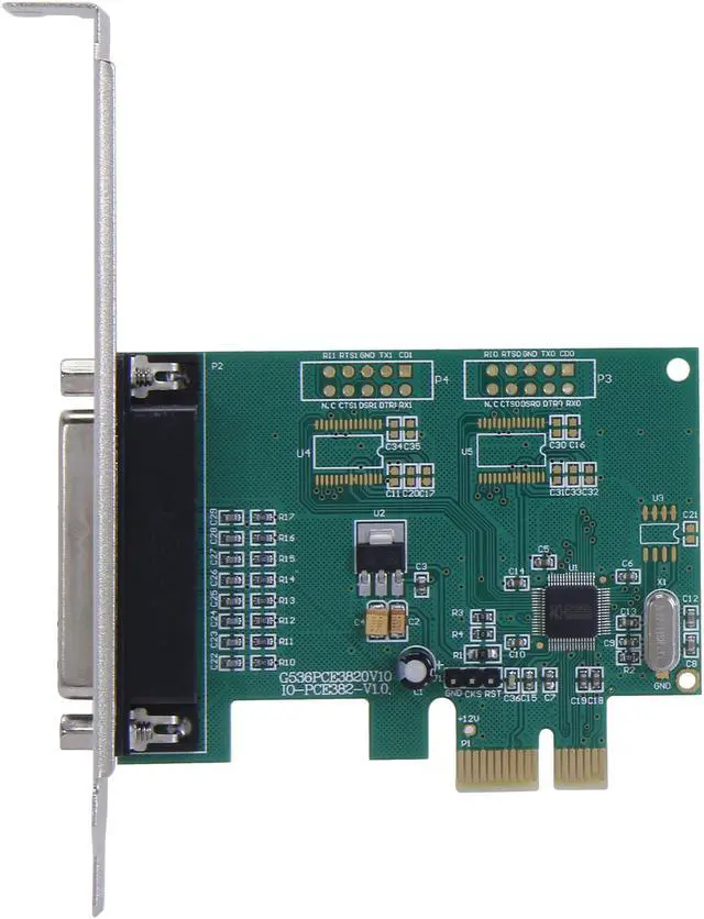 Alt view image 3 of 5 - SYBA SI-PEX10010 Parallel 1 Port PCI-e Controller Card with Full & Low Profile Brackets, WCH382L Chipset