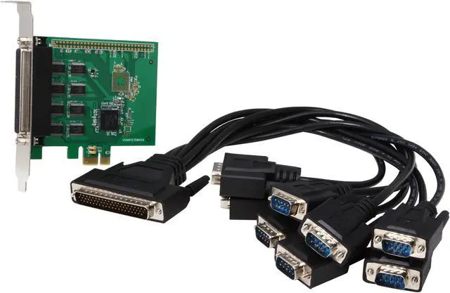 Main image of SYBA 8-Port RS-232 Serial PCI-Express, Revision 2.0; with Exar Chipset Model SI-PEX15041