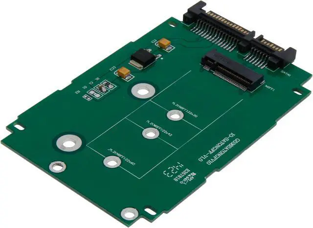 Main image of SYBA SI-ADA40083 M.2 NGFF to 2.5" SATAIII Card with Full & Low Profile Brackets