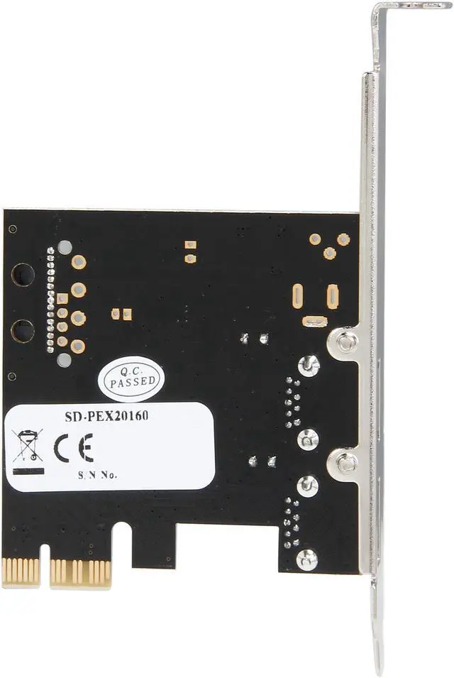 Alt view image 4 of 6 - SYBA USB 3.0 PCI-E x1 Adapter Card, 2 External USB 3.0 Type A Ports, Requires SATA Power, Renesas Chipset - SD-PEX20160