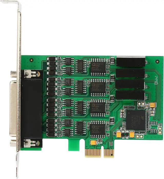 Alt view image 3 of 4 - SYBA IO CREST 4-port, RS-232 Serial, PCIe x1, Revision 2.0, (Full & Low Profile); Exar Chipset Model SI-PEX15042