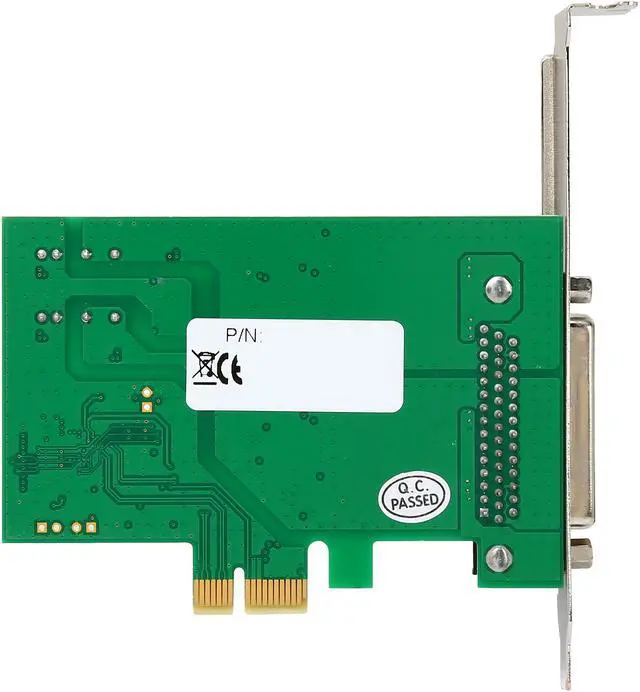 Alt view image 4 of 5 - SYBA IO Crest 2-port RS232 Serial PCI-Express Card, DB9 Female Panel Mountable Field Terminator Adapters Model SI-PEX15043