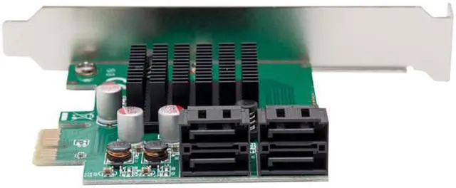 Alt view image 3 of 4 - SYBA 4 Port SATA III PCI-E 2.0 x1 Model SD-PEX40099