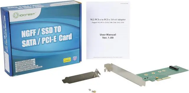Alt view image 6 of 5 - SYBA SI-PEX40110 M.2 M-Key NVMe PCI-e to PCI-e x4 Converter Card