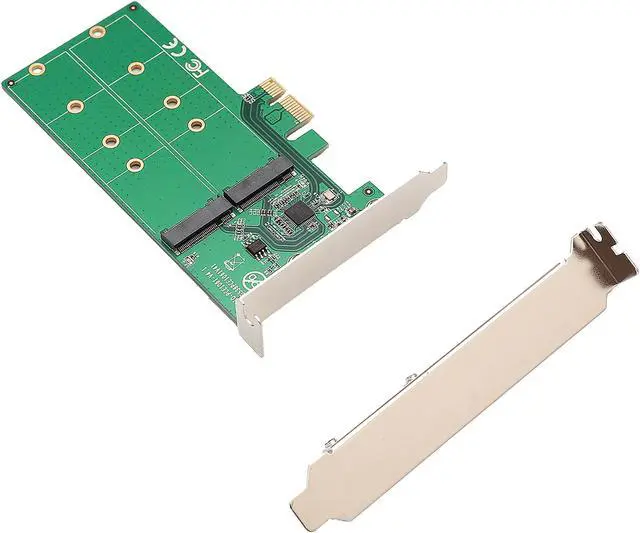 Alt view image 5 of 6 - SYBA 2 Port M.2 to PCI-e x1 adapter B or B+M key Model SI-PEX40115