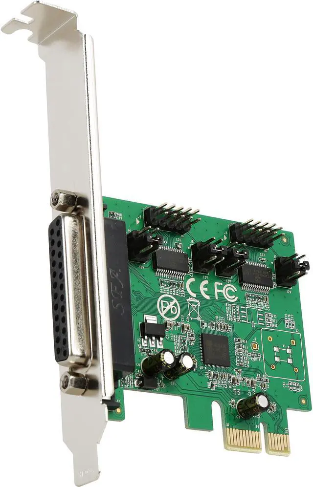 Main image of SYBA PCI-Express 2.0 x1, 2-Port DB9 Serial (RS-232) + 1-Port DB25 Parallel Printer (LPT1) Combo Card Model SI-PEX50103