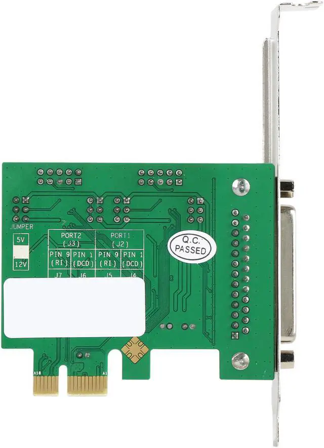 Alt view image 4 of 5 - SYBA PCI-Express 2.0 x1, 2-Port DB9 Serial (RS-232) + 1-Port DB25 Parallel Printer (LPT1) Combo Card Model SI-PEX50103