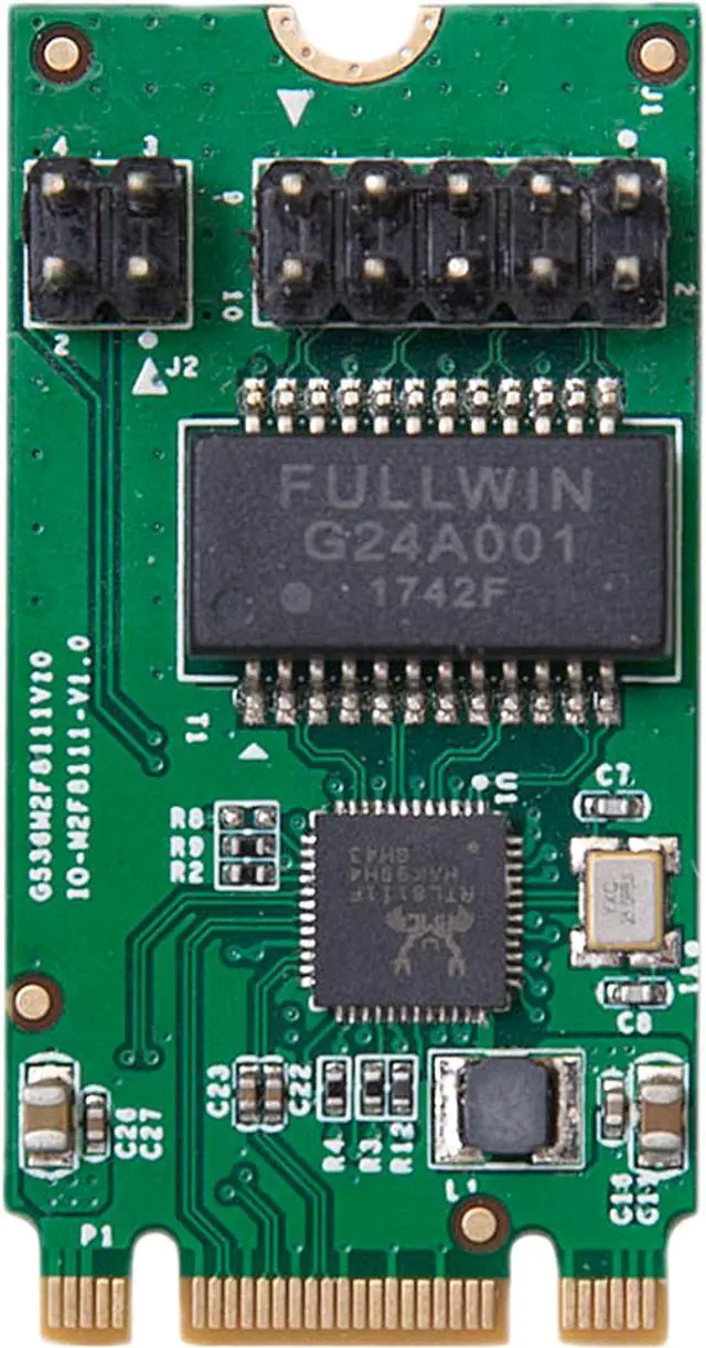 Main image of SYBA M.2 (B & M-Key) PCI-e interface Single Port Gigabit Ethernet Modules Model SI-PEX24054