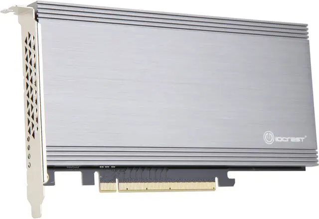 Main image of SYBA Dual M.2 NVMe Ports to PCIe 3.0 x16 Bifurcation Riser Controller - Support Non-BiFurcation Motherboard, SI-PEX40129