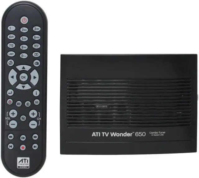 Main image of VisionTek 900193 TV Wonder 650 Combo USB for PC TV Tuner  "Black Box" w/Remote