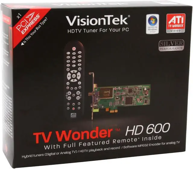 Alt view image 8 of 8 - VisionTek 900189 TV Wonder HD 600