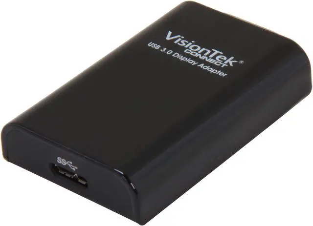 Main image of VisionTek 900545 USB 3.0 to DVI-I Adapter (W/ DVI to VGA Adapter)
