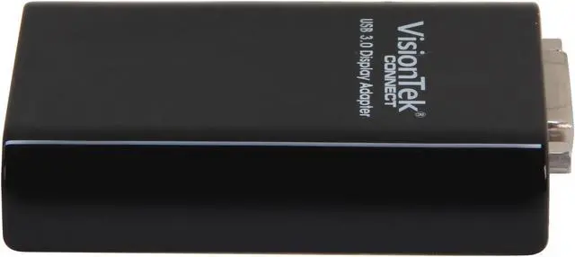 Alt view image 3 of 6 - VisionTek 900545 USB 3.0 to DVI-I Adapter (W/ DVI to VGA Adapter)