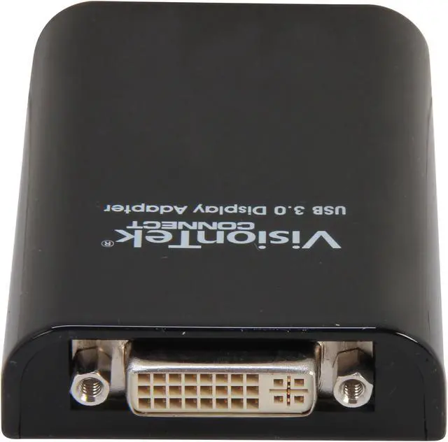 Alt view image 4 of 6 - VisionTek 900545 USB 3.0 to DVI-I Adapter (W/ DVI to VGA Adapter)