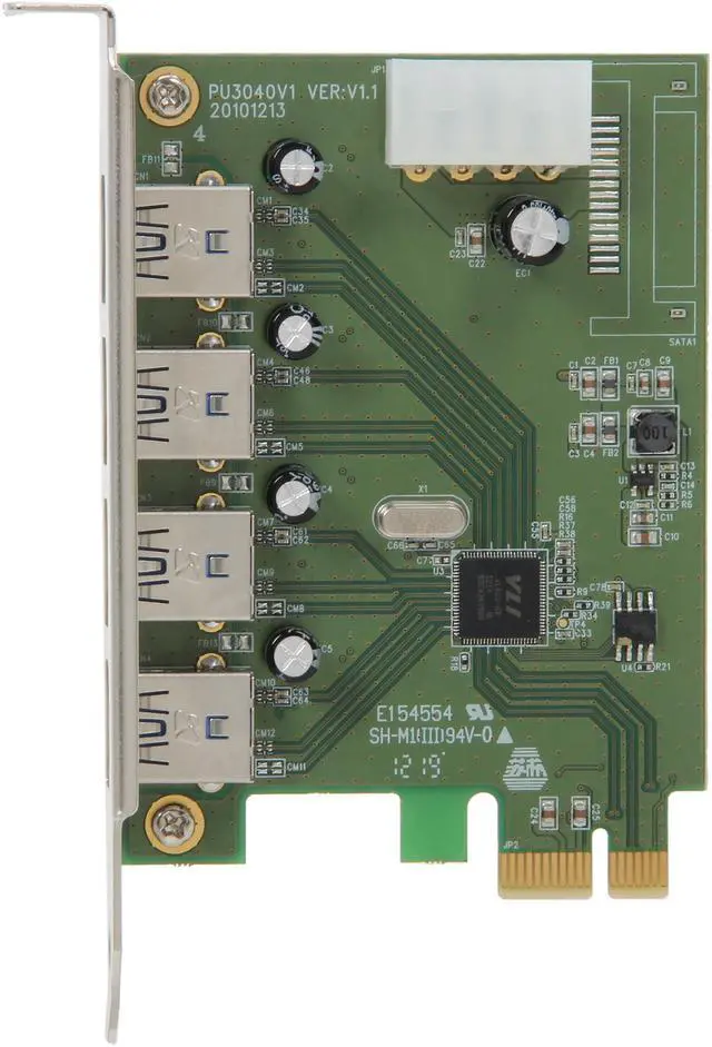 Alt view image 3 of 7 - VisionTek USB 3.0 PCI-E Expansion Card Model 900544